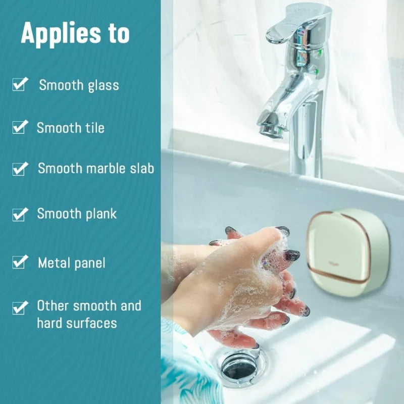 Wall-mounted soap holder