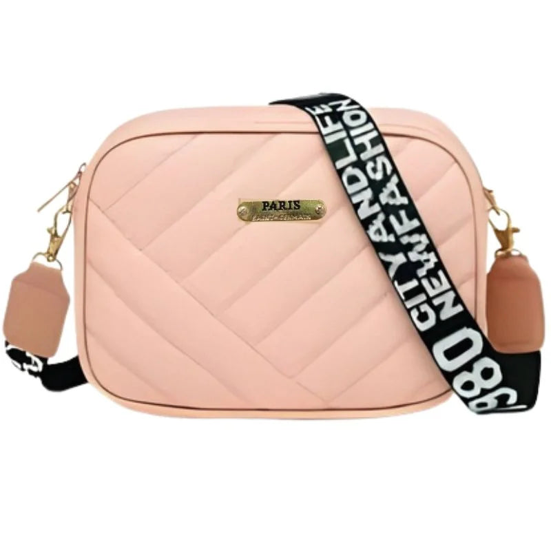 Trendy durable leather shoulder bag