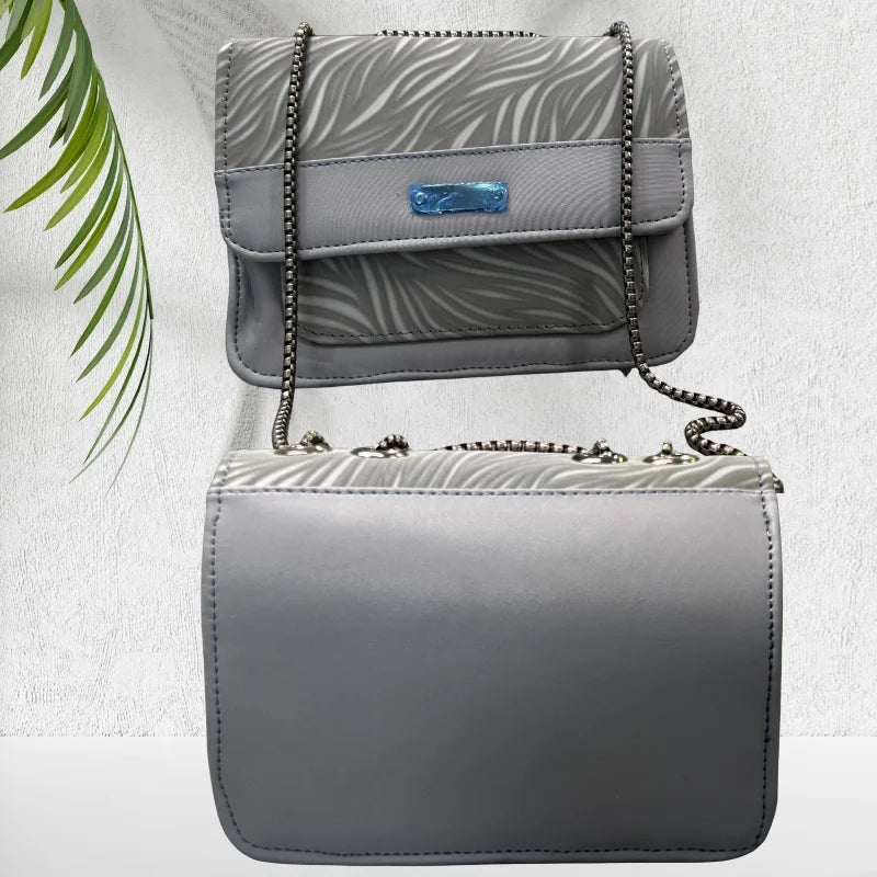Elegant faux leather shoulder bag