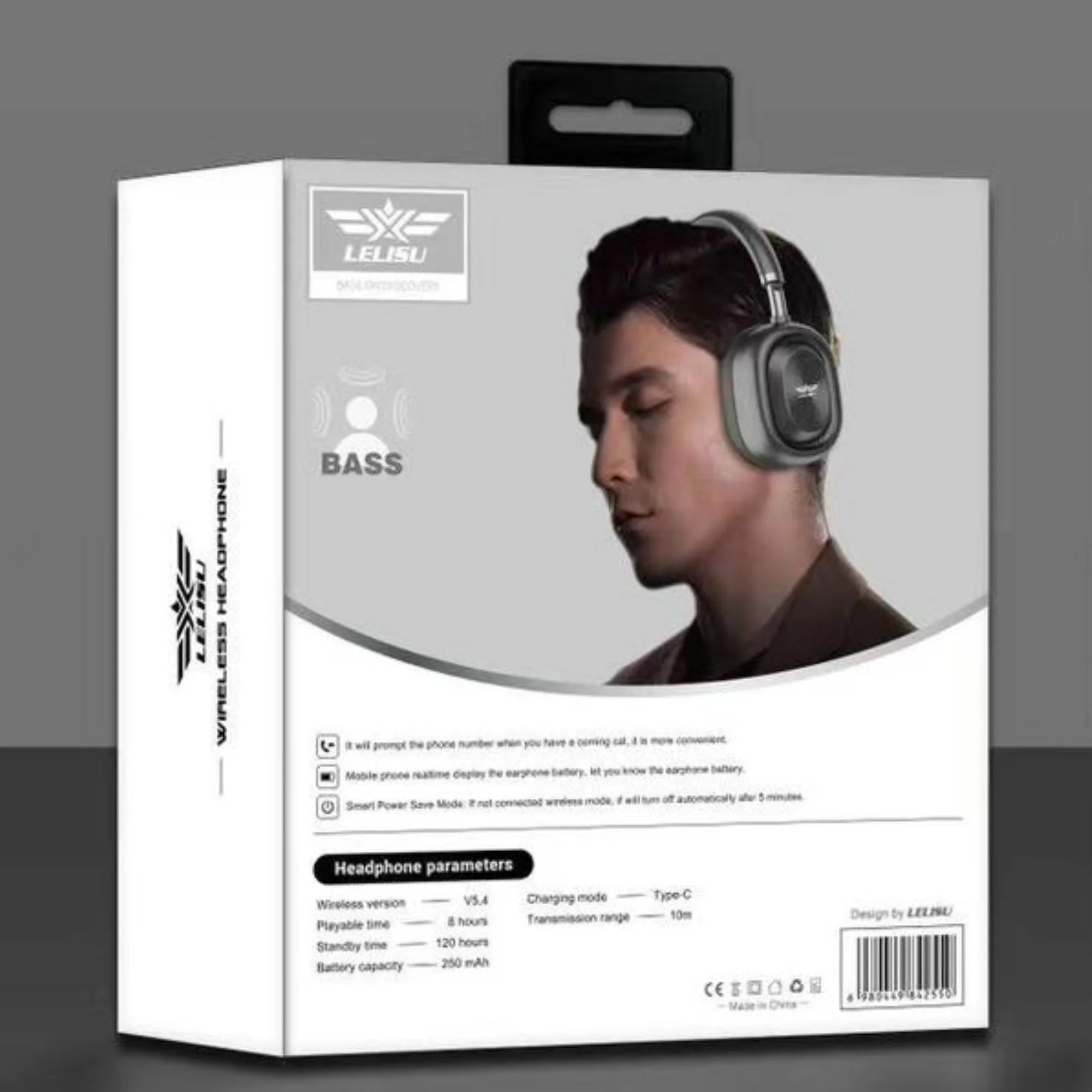 Bass Wireless Over-Ear Headphones