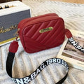 Trendy durable leather shoulder bag