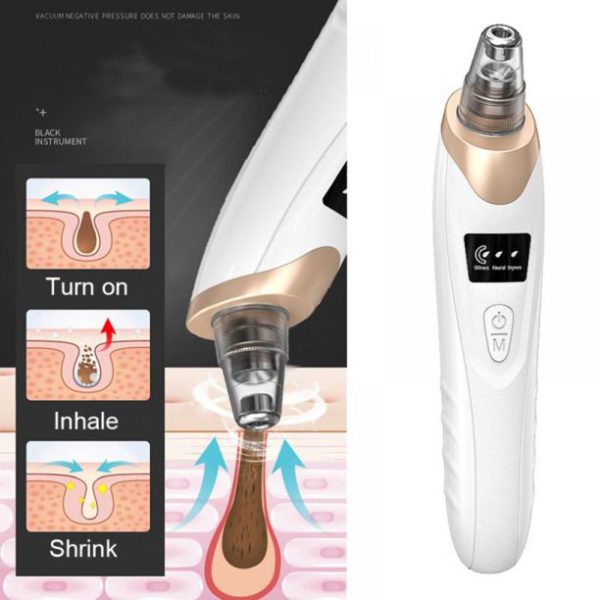 Deep facial pore vacuum cleaner