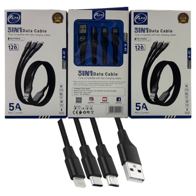 Universal fast charging data cable