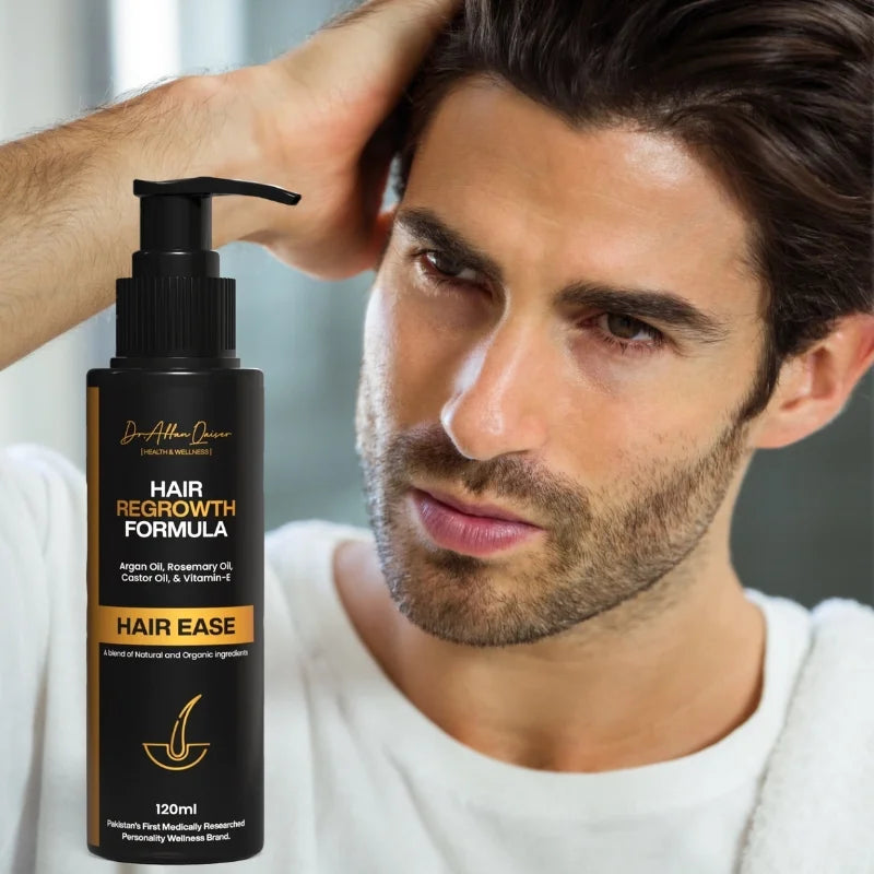 Herbal hair oil for regrowth, thickness, and scalp nourishment