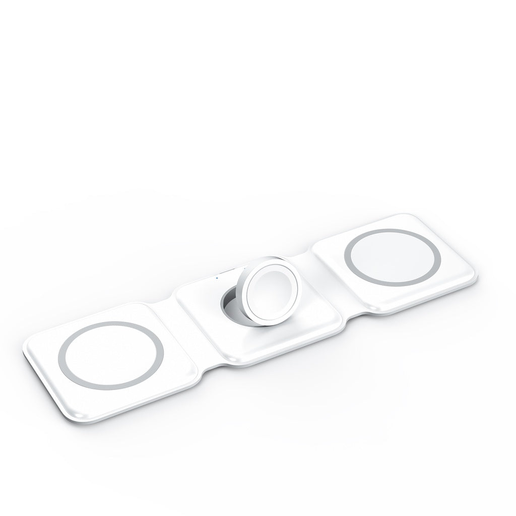 Foldable 3-in-1 wireless charger