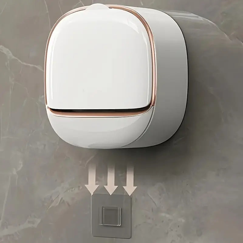 Wall-mounted soap holder