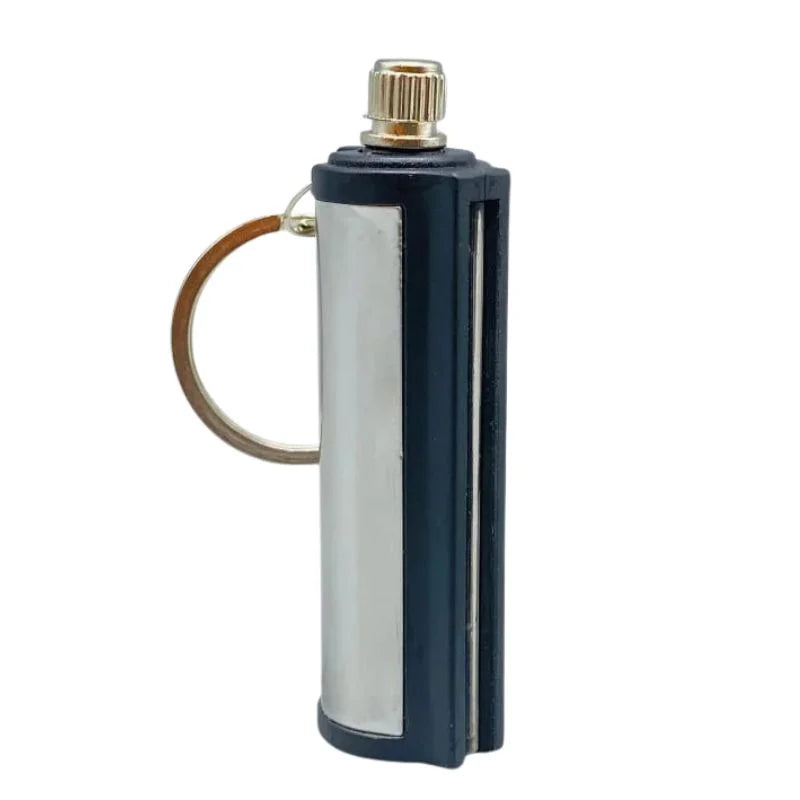 Permanent Match Striker Flint Stone Lighter with Keychain