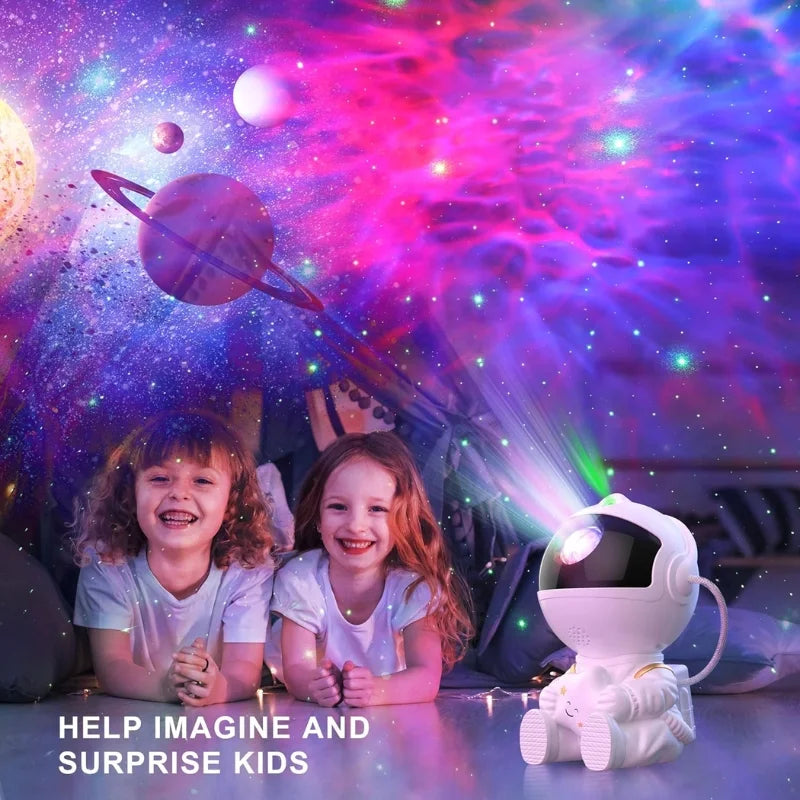 Mini astronaut galaxy star projector