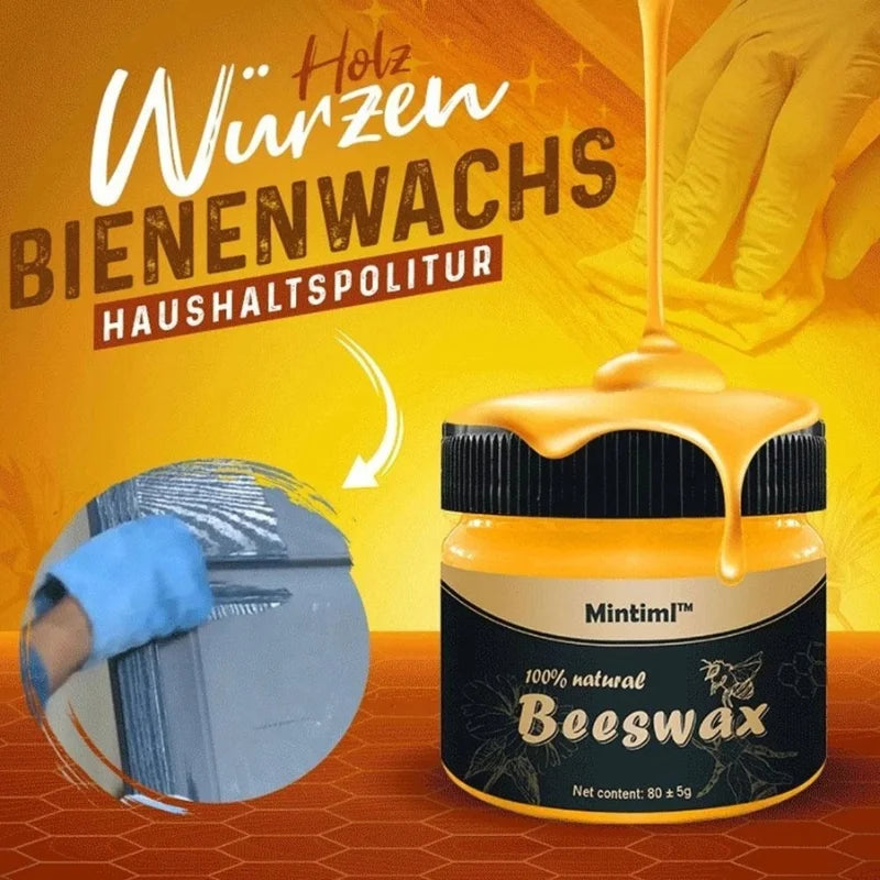 Natural polish for restoring wooden furniture