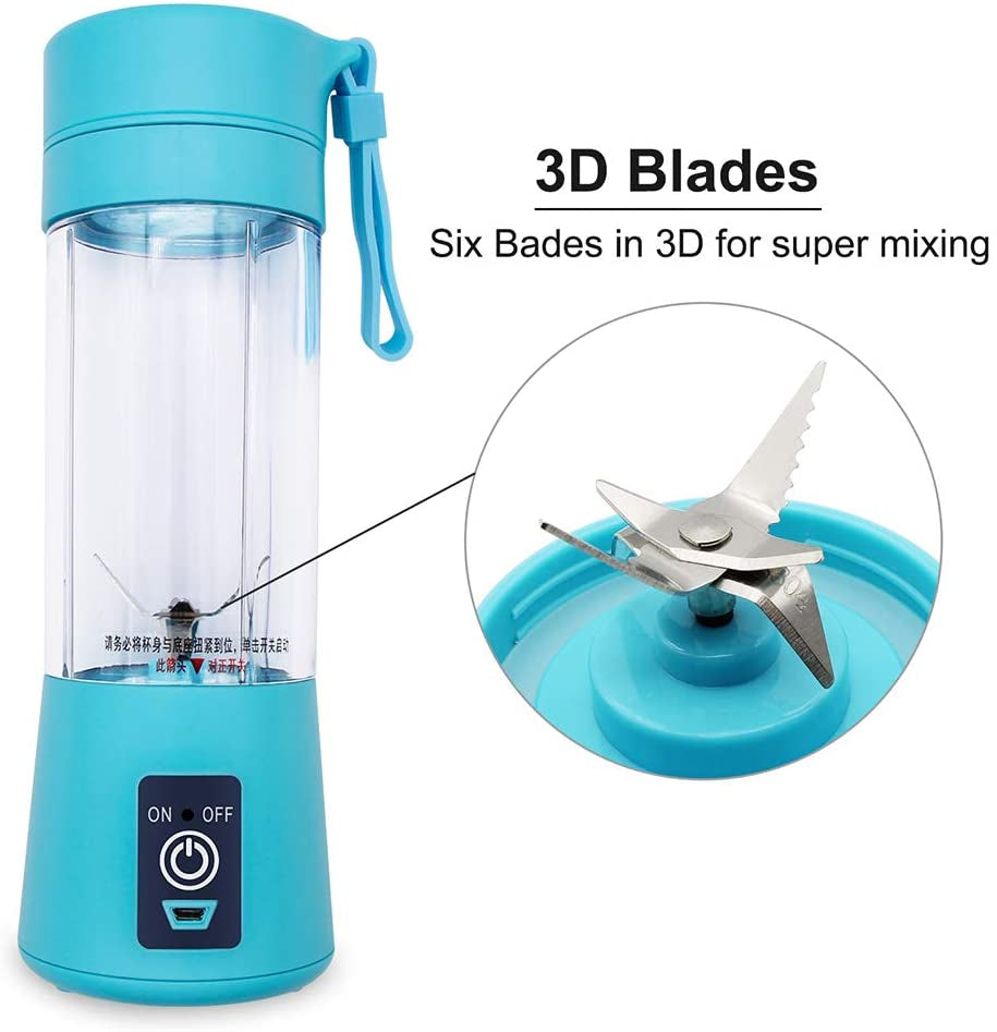 Portable rechargeable juicer blender