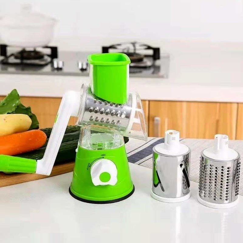 Manual vegetable slicer grater