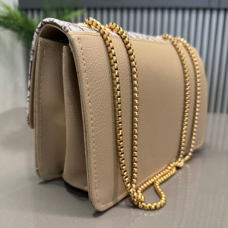 Elegant Dior designer flap clutch