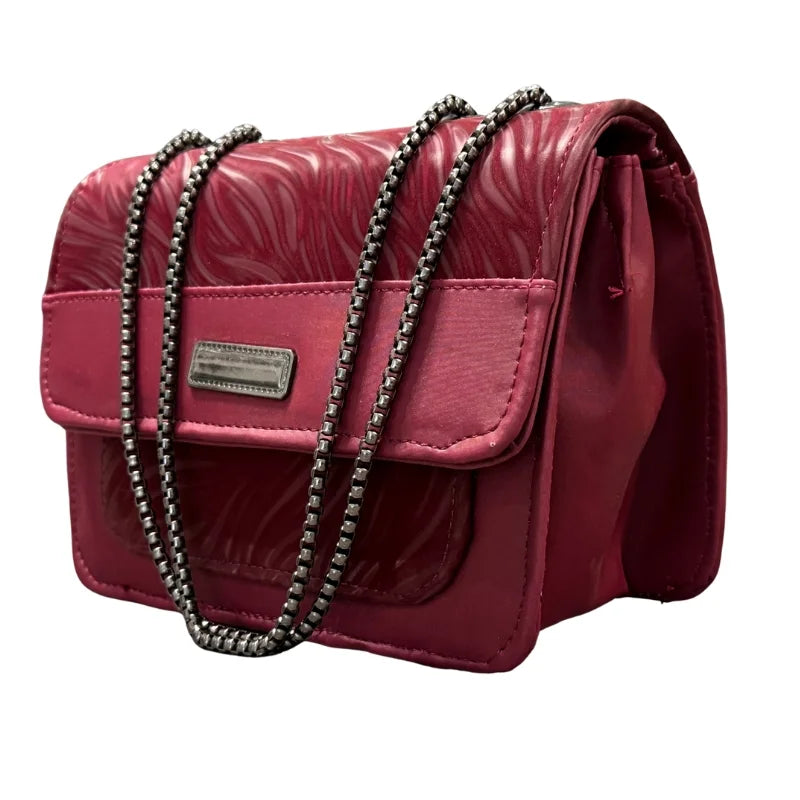 Elegant faux leather shoulder bag