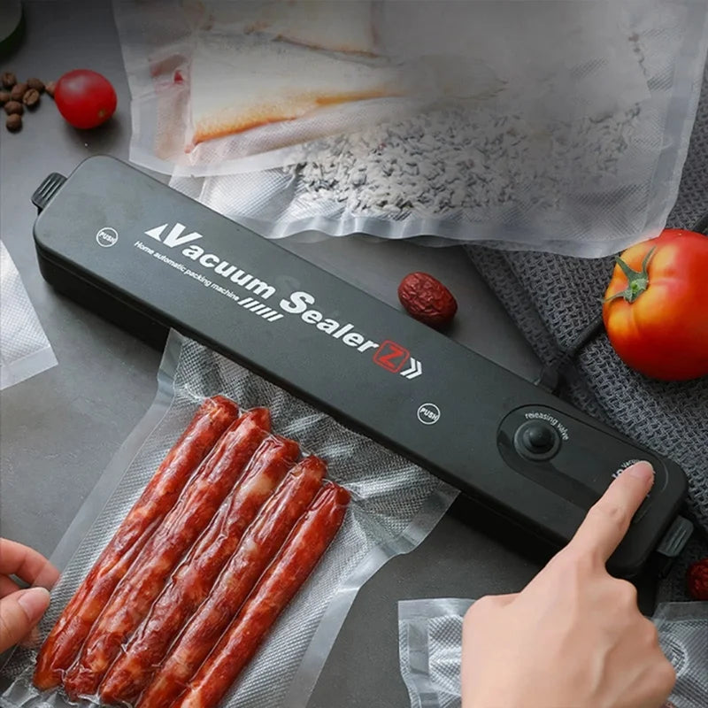 Automatic compact vacuum food sealer