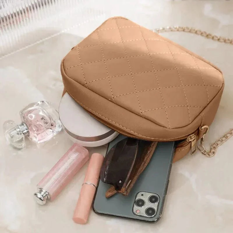 Trendy durable leather shoulder bag
