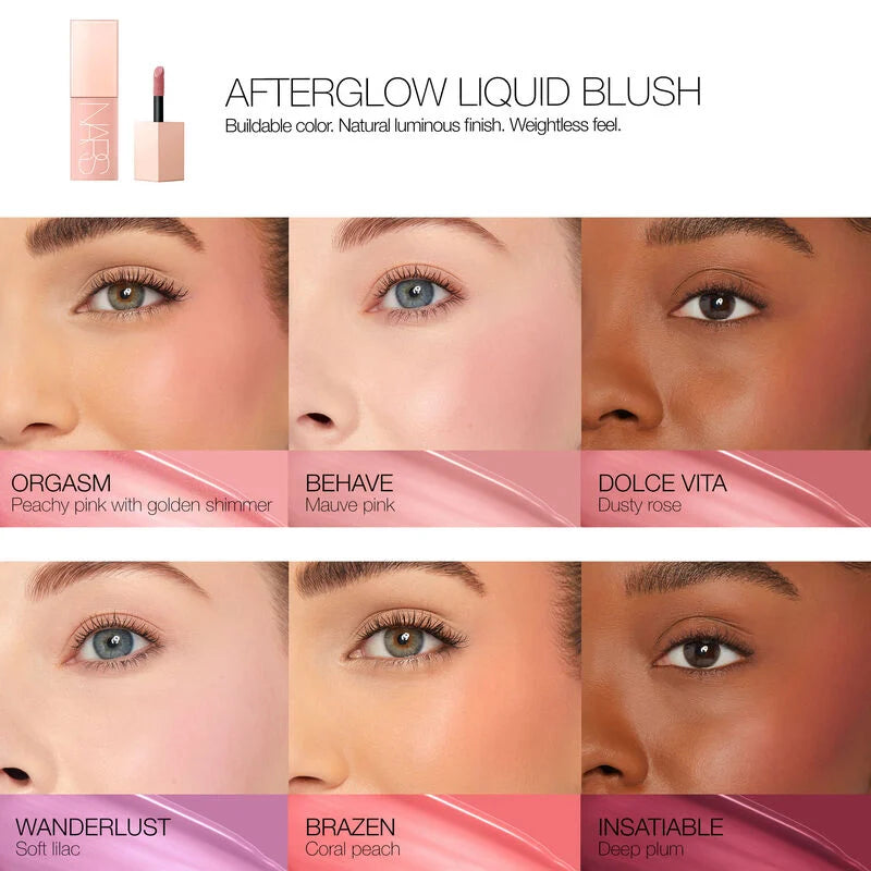 Hydrating buildable liquid blush