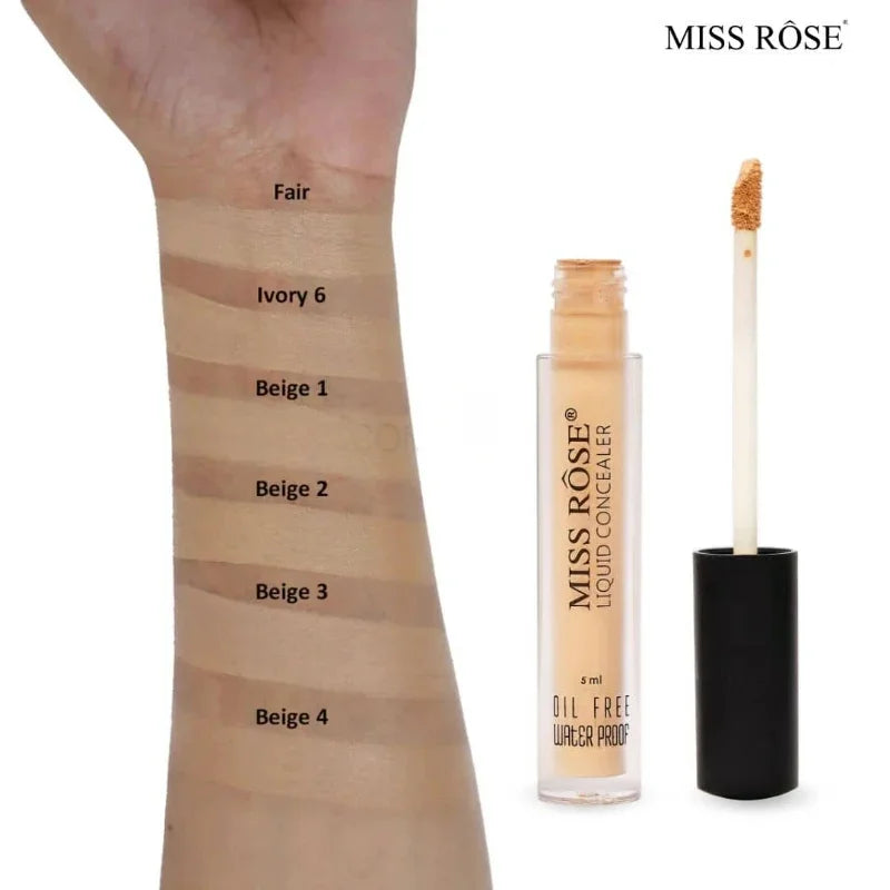 High-coverage liquid concealer