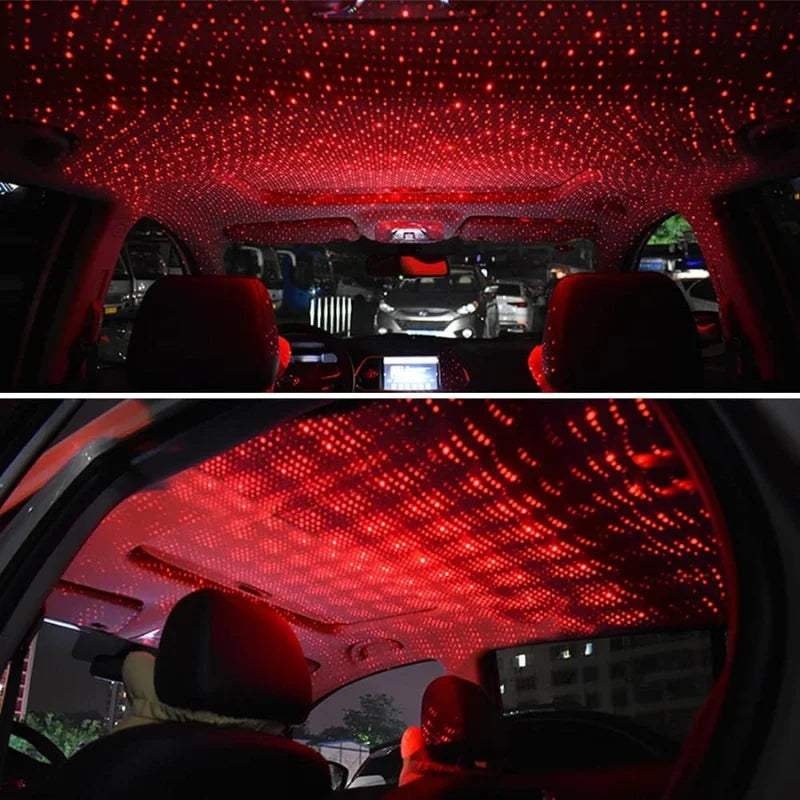 Mini star projector for ambiance