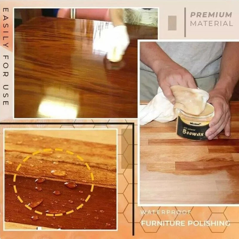 Natural polish for restoring wooden furniture