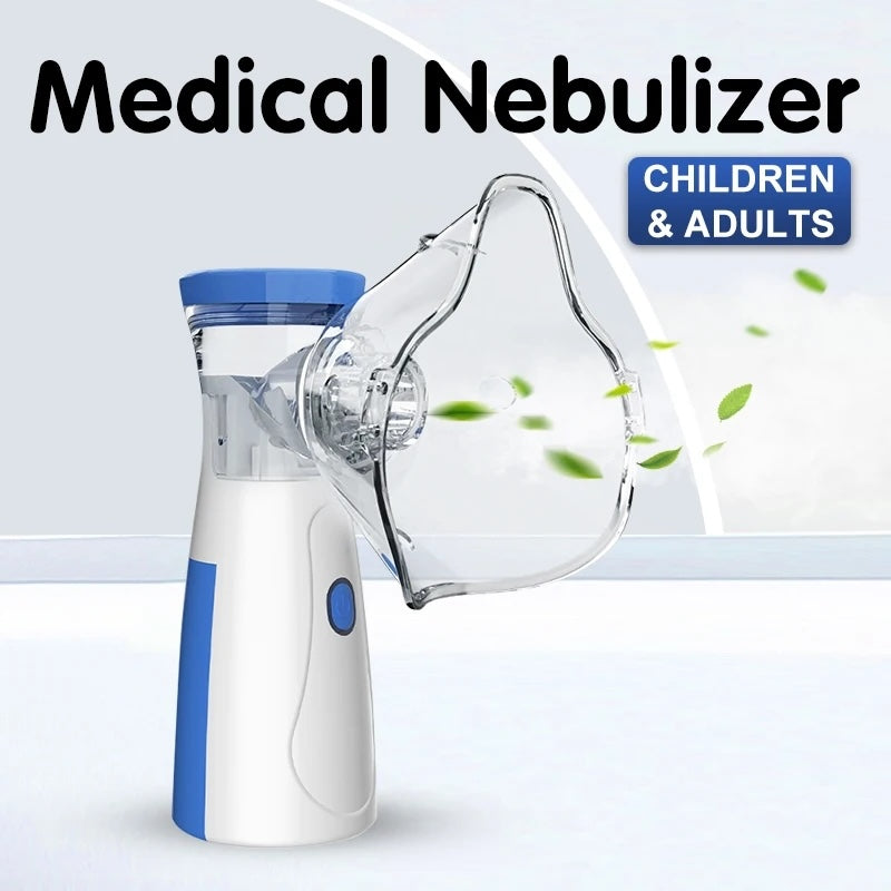 Compact asthma relief nebulizer