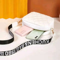 Trendy durable leather shoulder bag