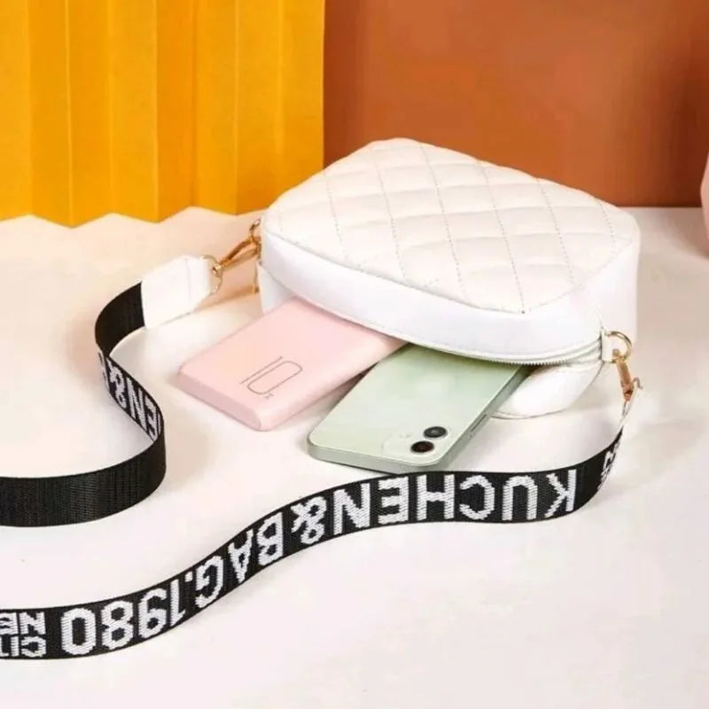 Trendy durable leather shoulder bag