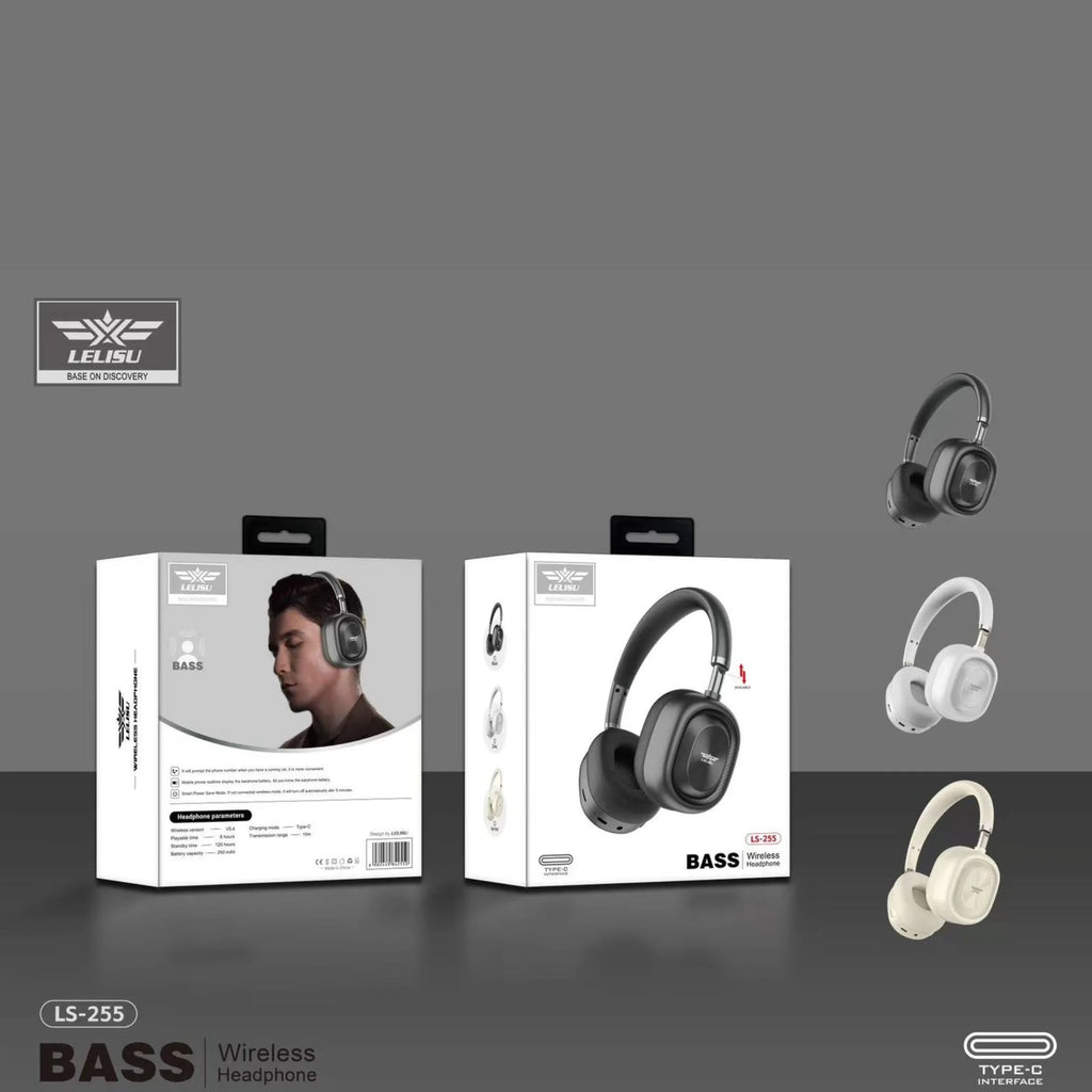 Bass Wireless Over-Ear Headphones