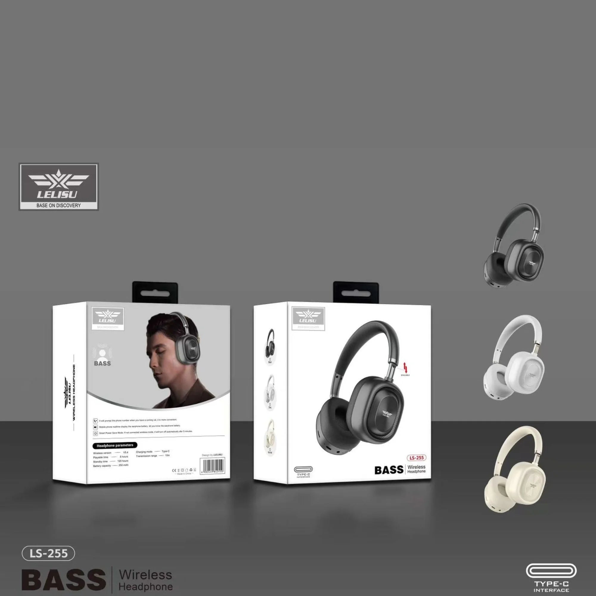 Bass Wireless Over-Ear Headphones