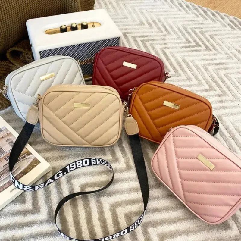 Trendy durable leather shoulder bag