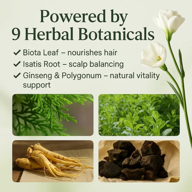 Plant-based herbal shampoo bar