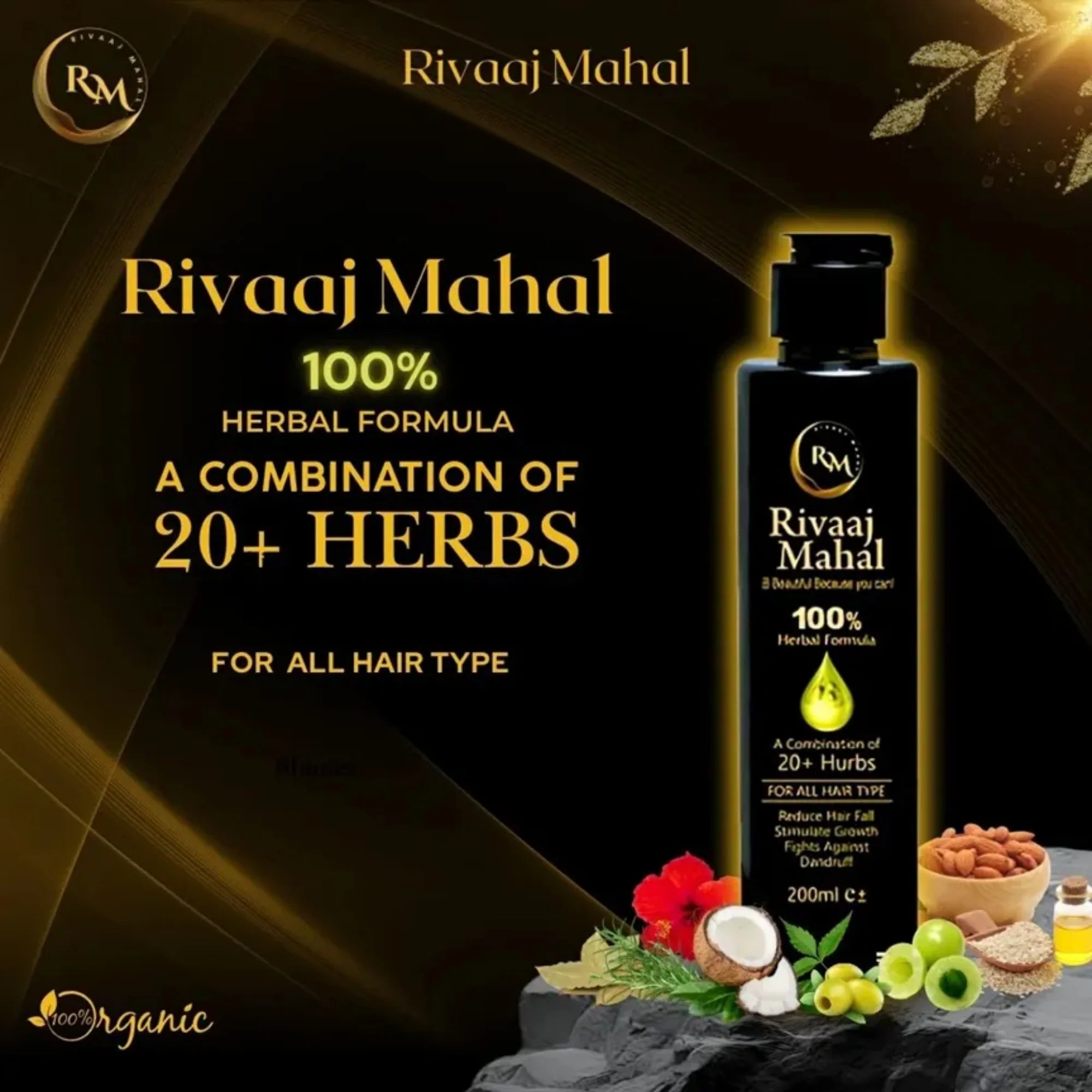 Herbal nourishing hair oil