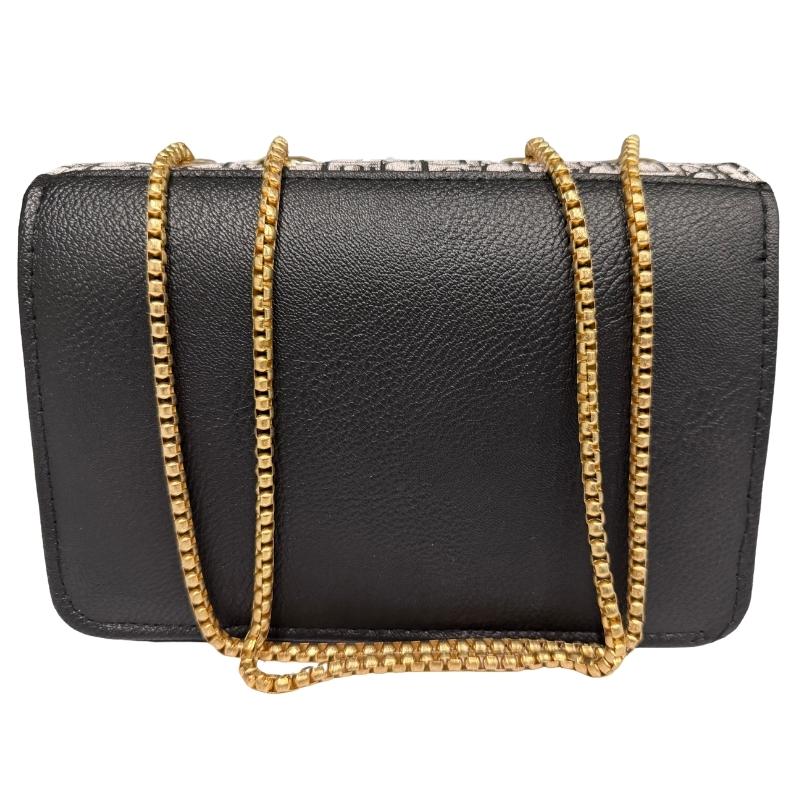 Elegant Dior designer flap clutch