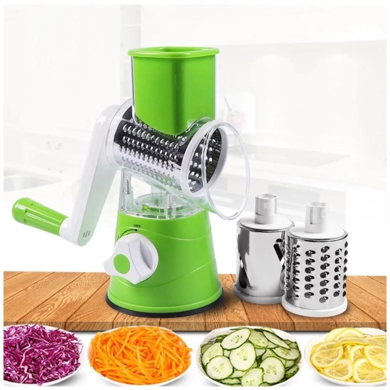 Manual vegetable slicer grater