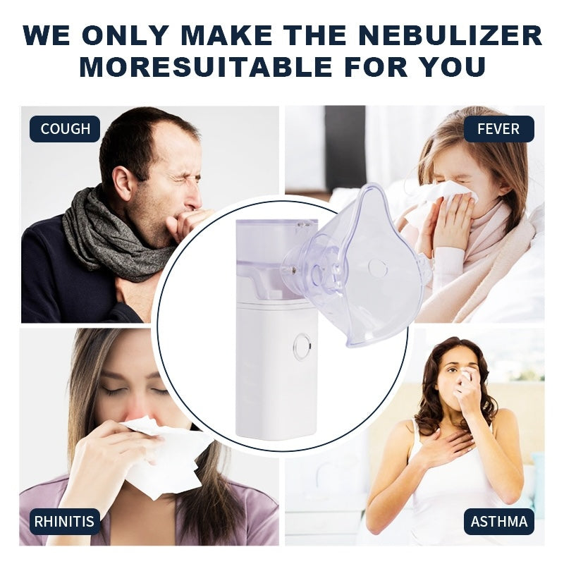 Compact asthma relief nebulizer