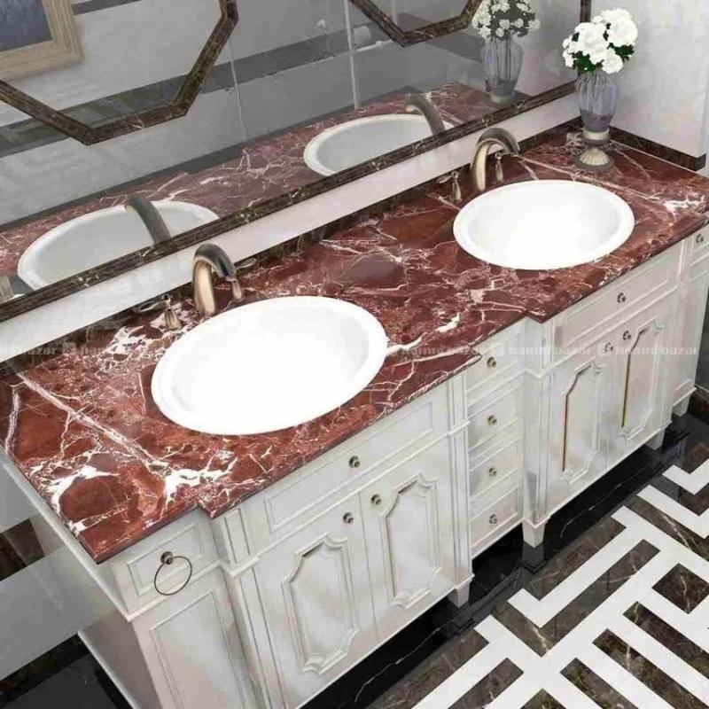 Elegant waterproof marble sheet sticker