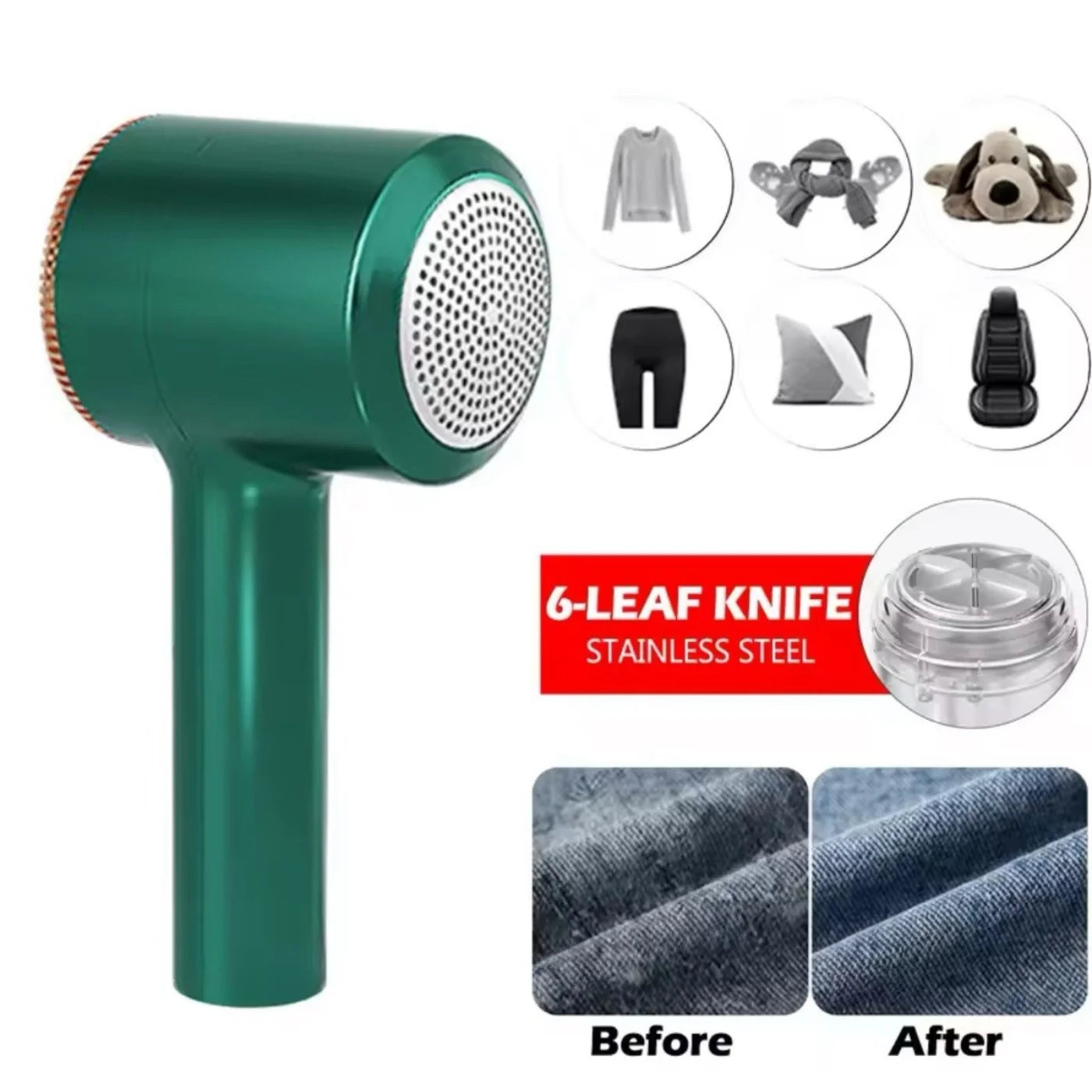 Portable Rechargeable Fabric Shaver