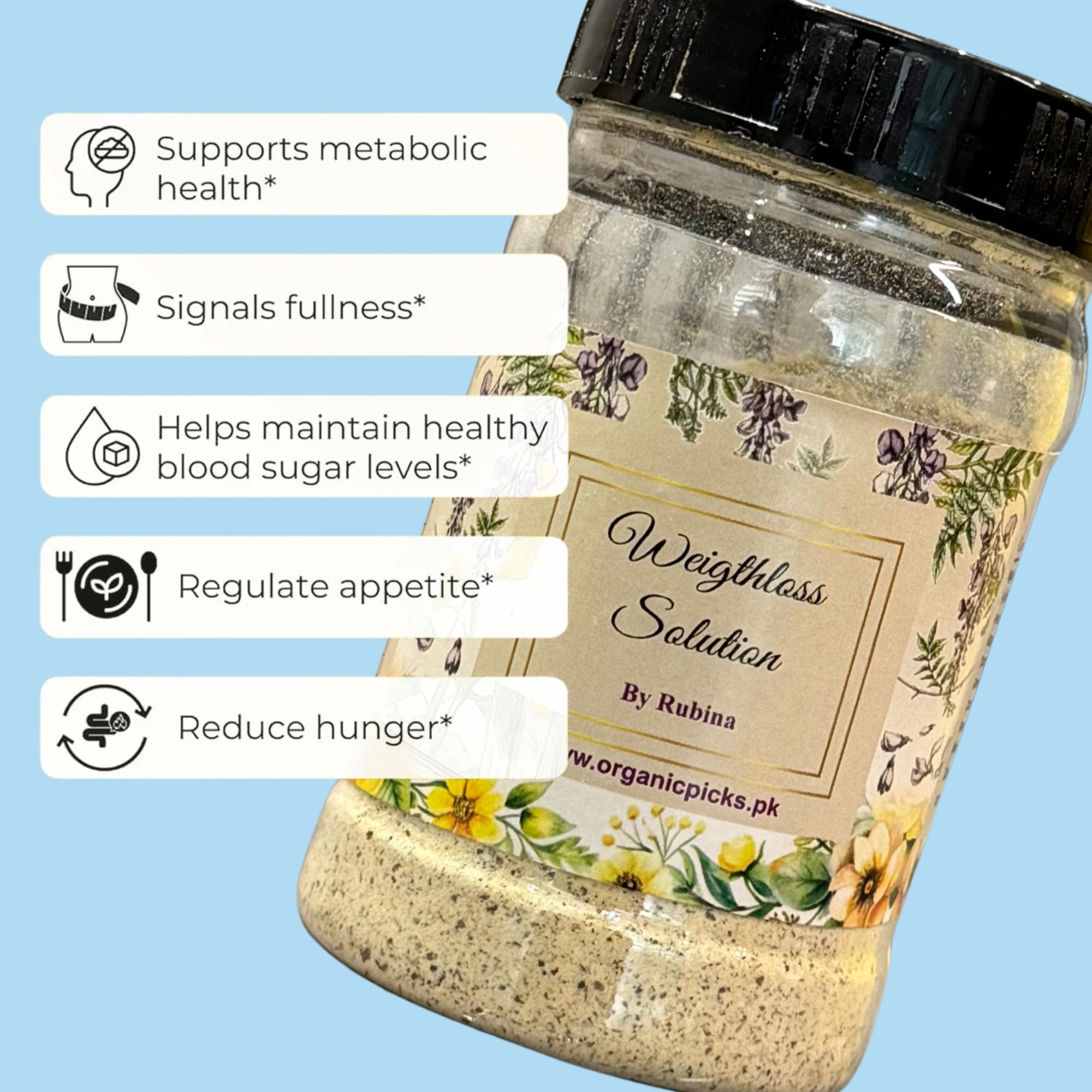 Natural weight loss herbal formula