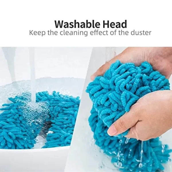 Flexible extendable microfiber duster