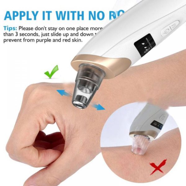 Deep facial pore vacuum cleaner