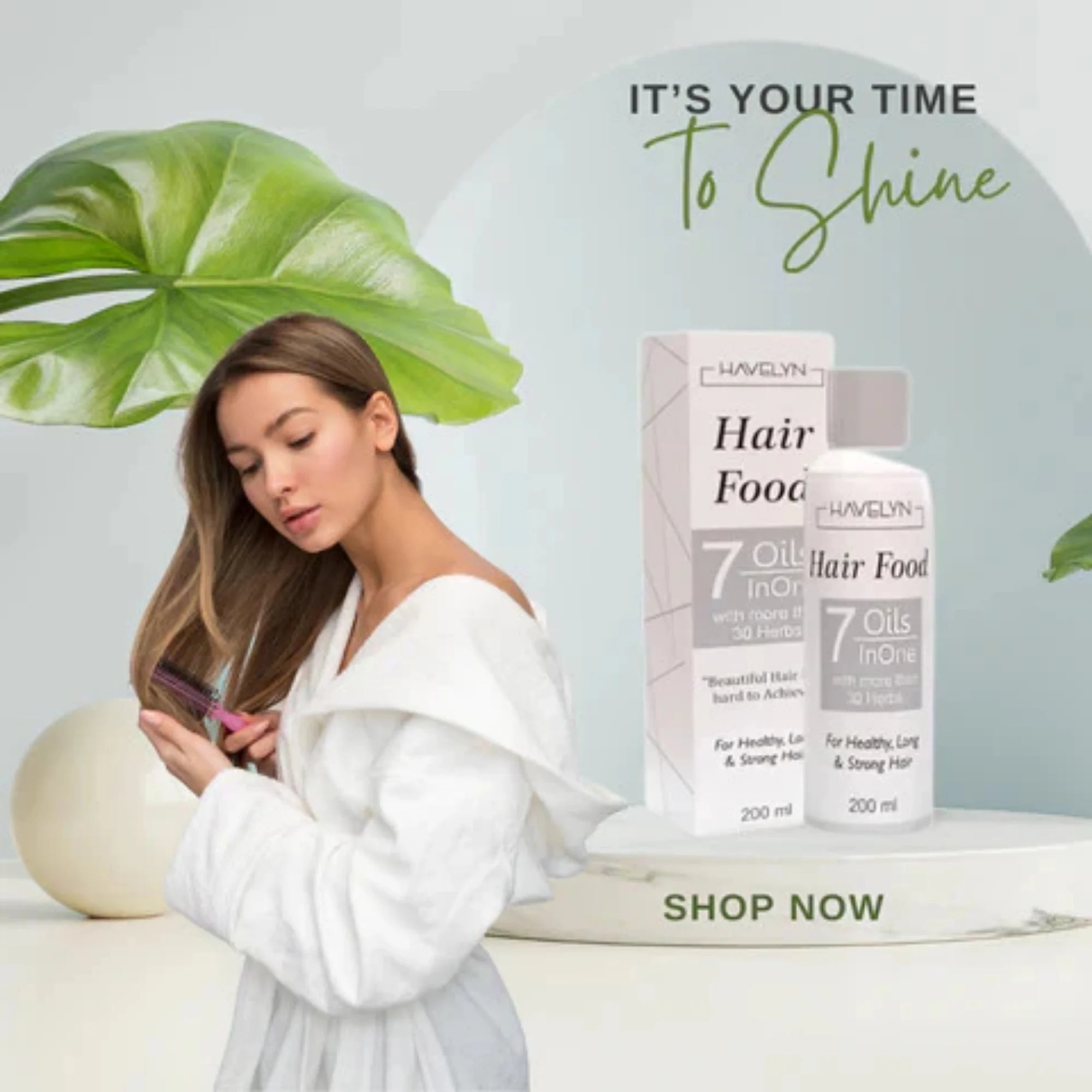 Nourishing herbal hair oil