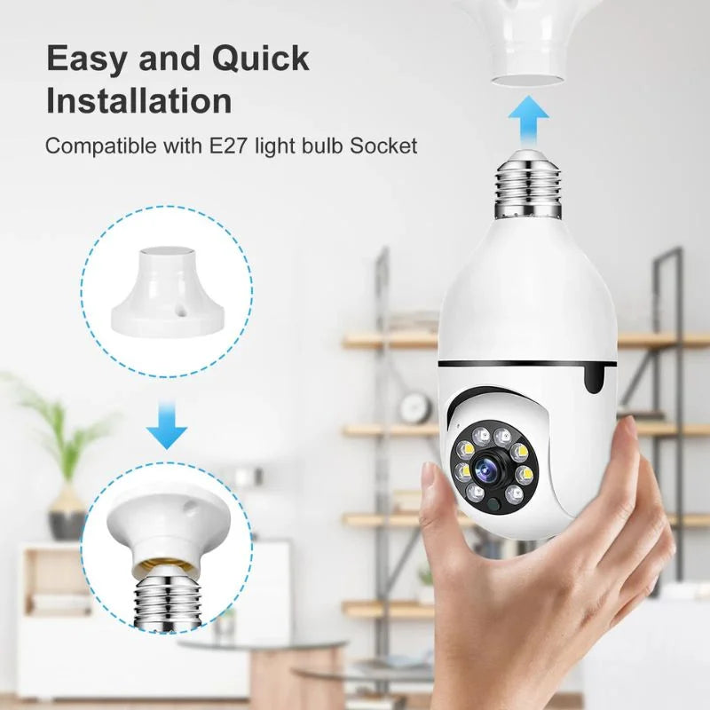 WiFi 360° Panoramic Security Camera