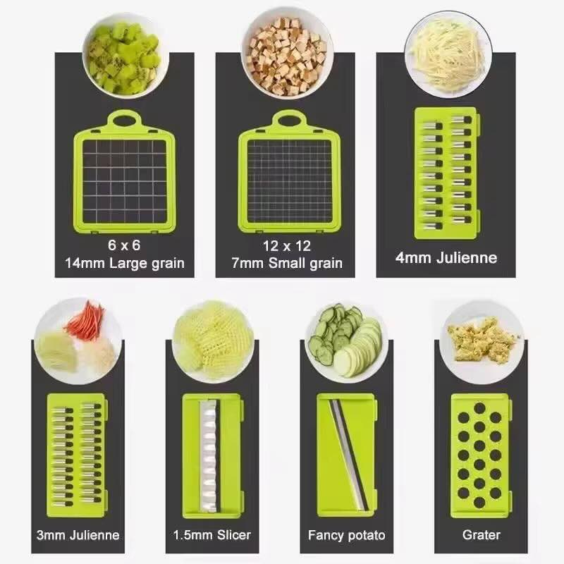 Fast slicing, chopping, shredding