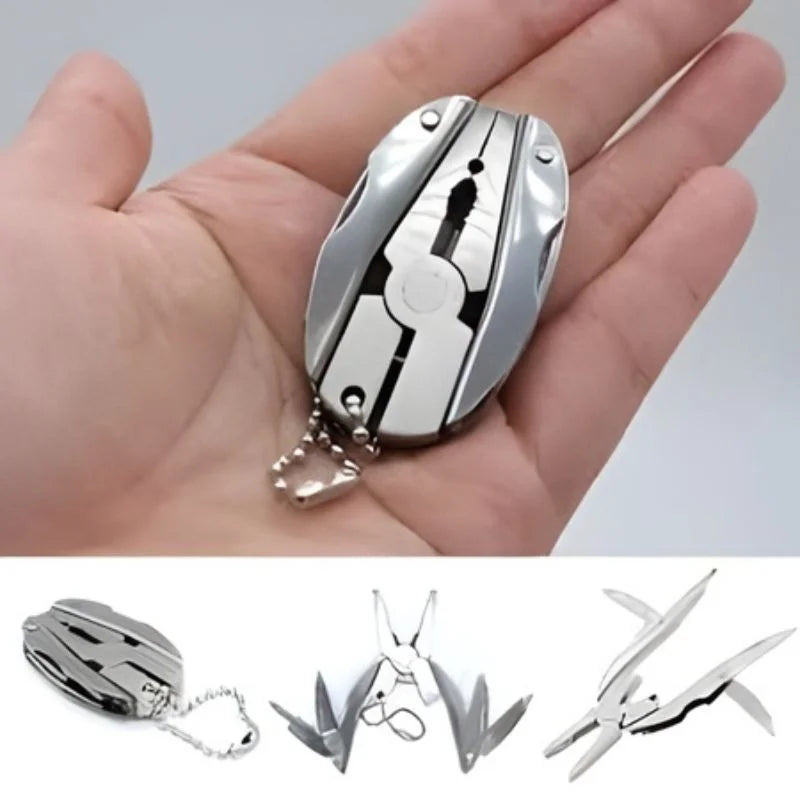Stainless Steel Outdoor Portable Multitool Plier Knife