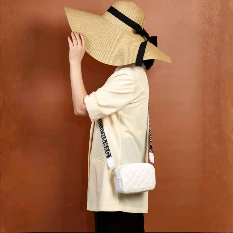 Trendy durable leather shoulder bag