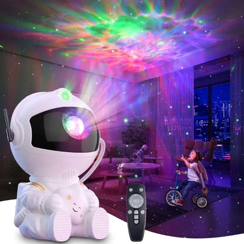 Mini astronaut galaxy star projector