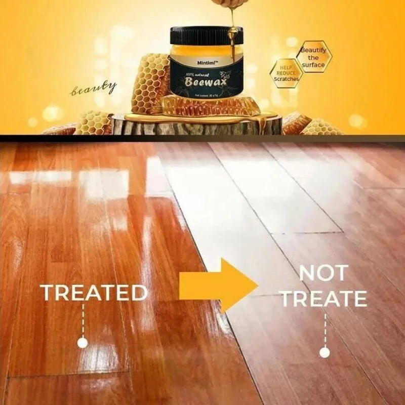 Natural polish for restoring wooden furniture