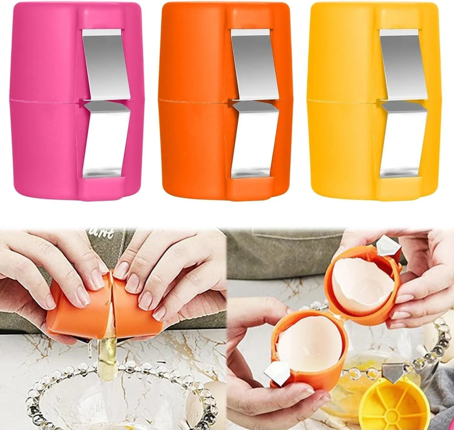 Efficient Egg Opener & Egg Shell Cracker Tool
