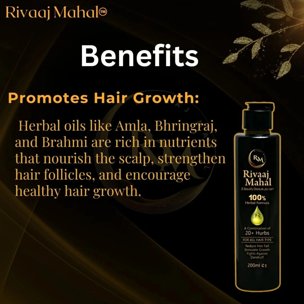 Herbal nourishing hair oil