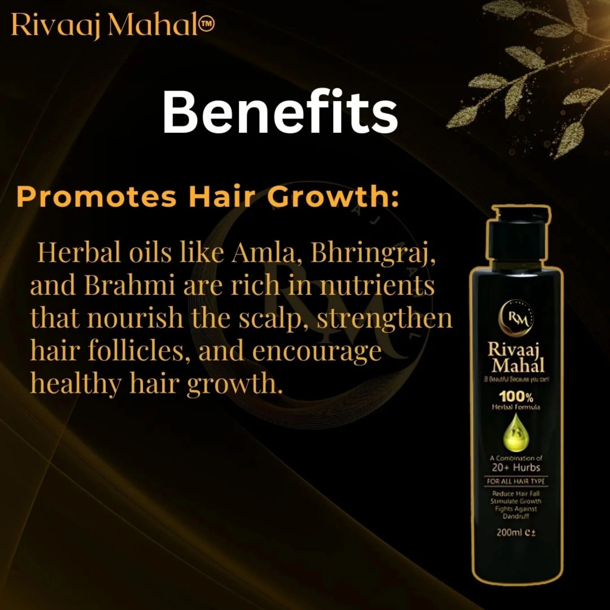 Herbal nourishing hair oil