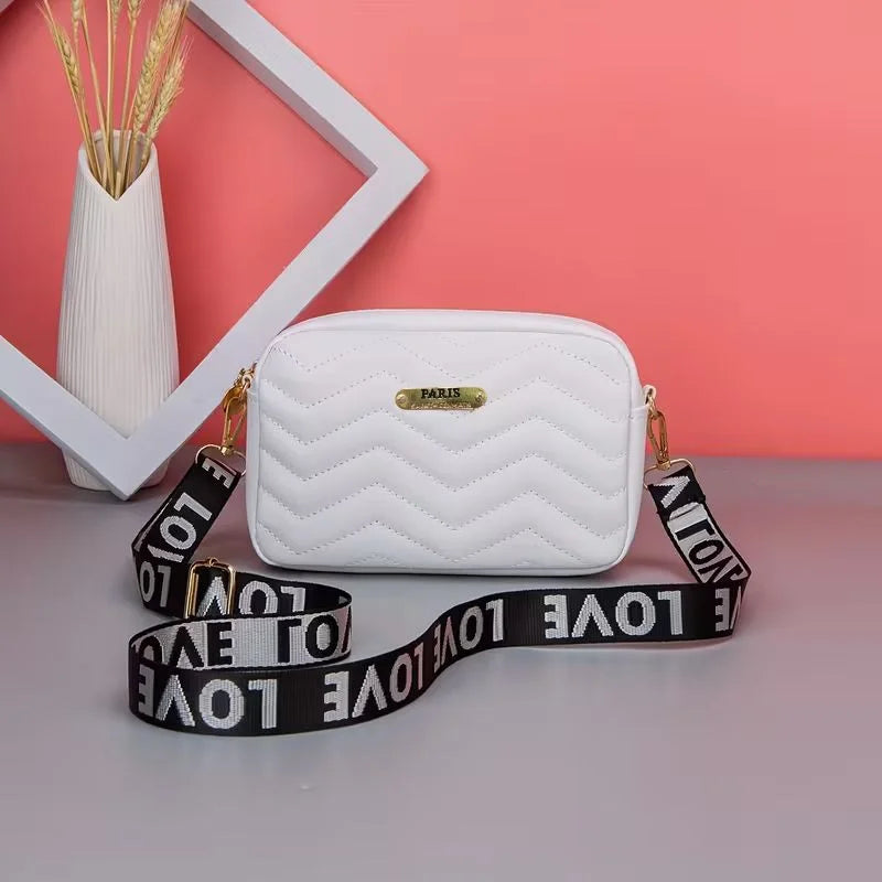Trendy durable leather shoulder bag